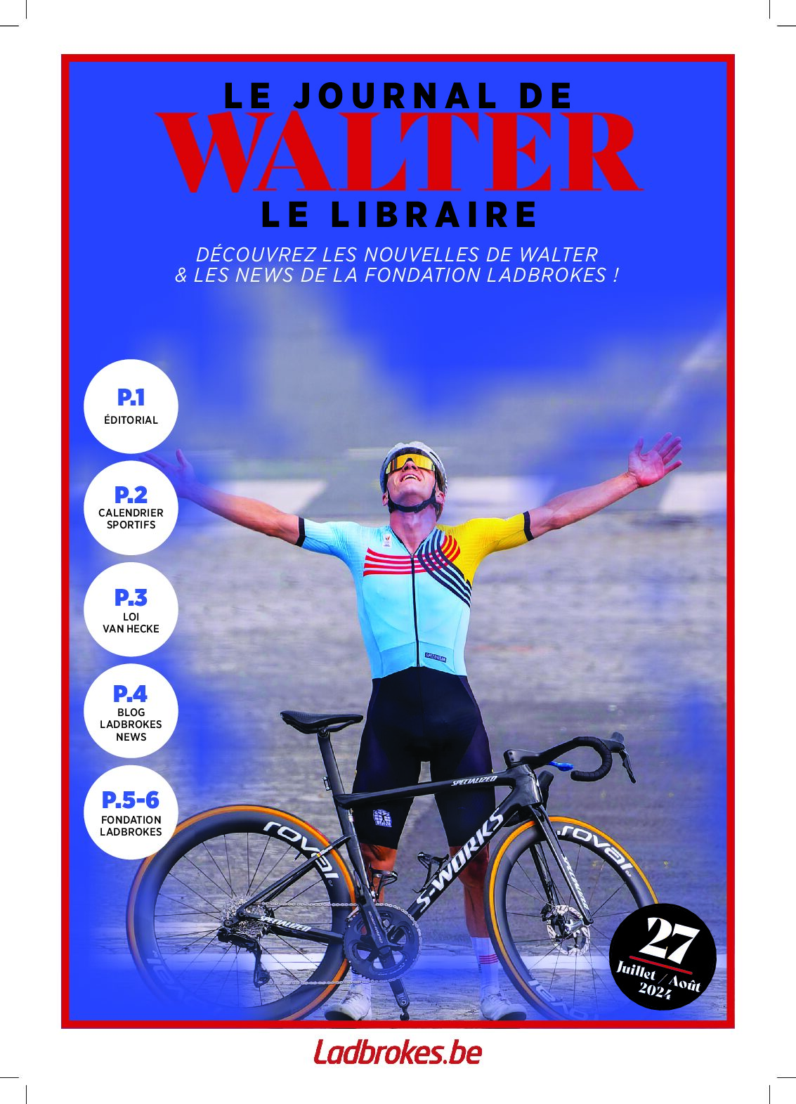 PARUTION DU NUMERO 27 DU JOURNAL DE WALTER LE LIBRAIRE